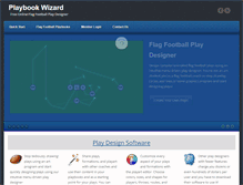 Tablet Screenshot of playbookwizard.com